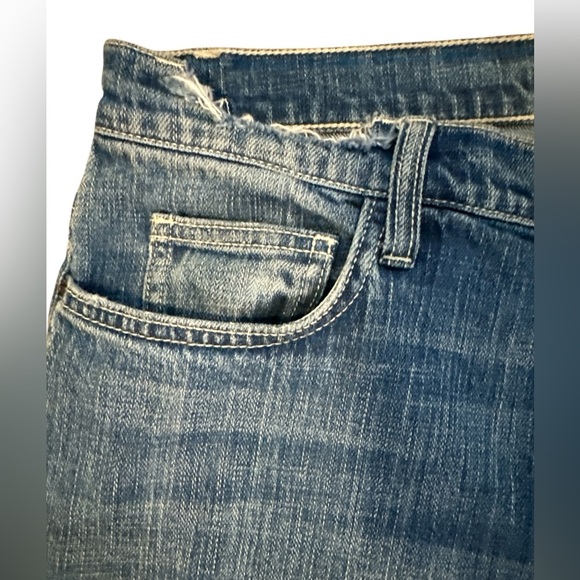 Current/Elliott Blue Distressed Boyfriend Jeans - Picture 3 of 16